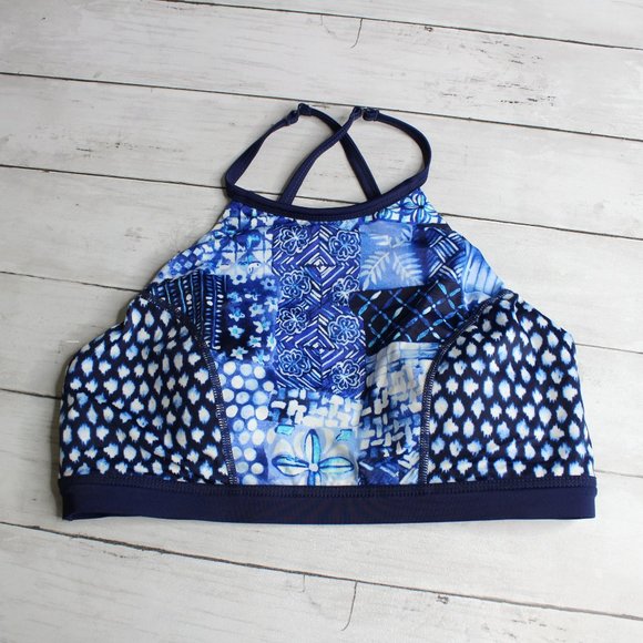 Tommy Bahama Women's Bikini Halter Swim Top Size M Active Swimsuit UPF 50 - Picture 1 of 8